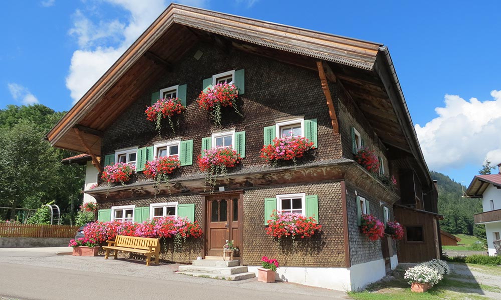 Unterkünfte, Hotels, Ferienwohnungen und Pensionen im Tannheimer Tal